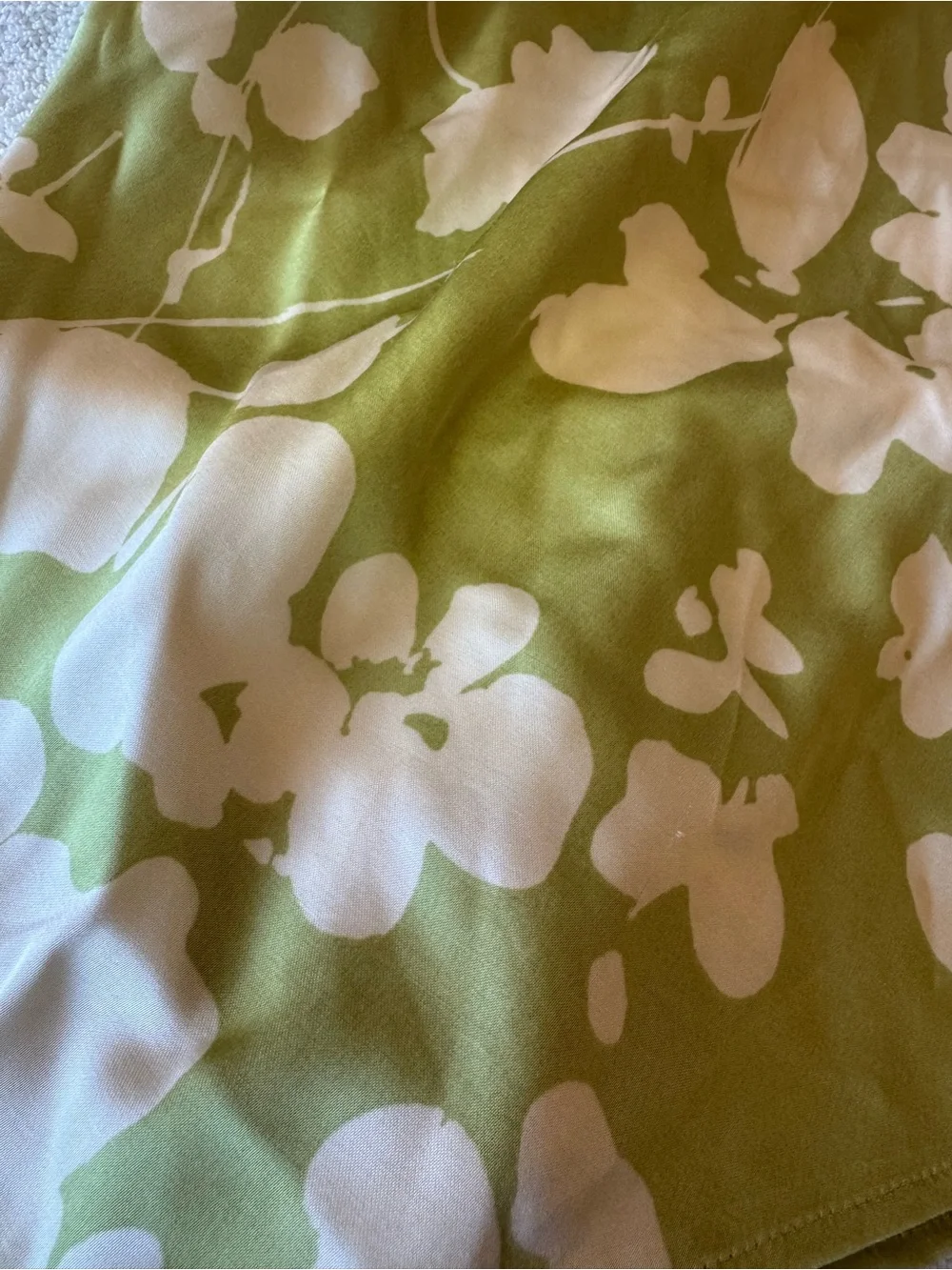 Abercrombie & Fitch Green Floral Slip Maxi Dress M